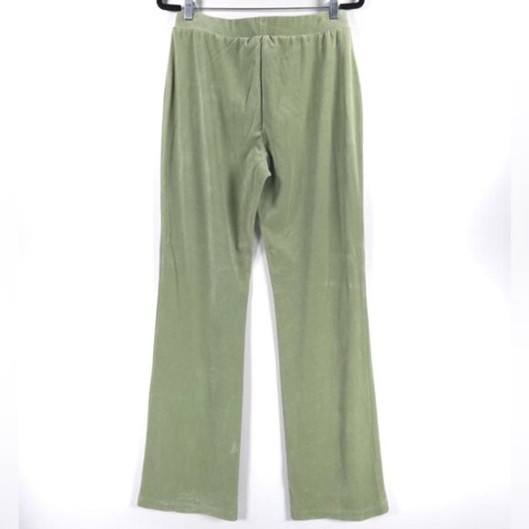 NWT ST. JOHN SPORT WILLOW Velvet Pull on Elastic Waist Straight Pants MEDIUM - Picture 3 of 11